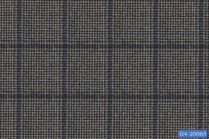 Fossil Grey with Blue Check Suit