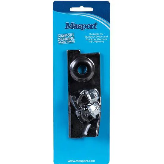 Genuine Masport Blade Pk 18" Quadcut Disc 2 Xblades And Bolts