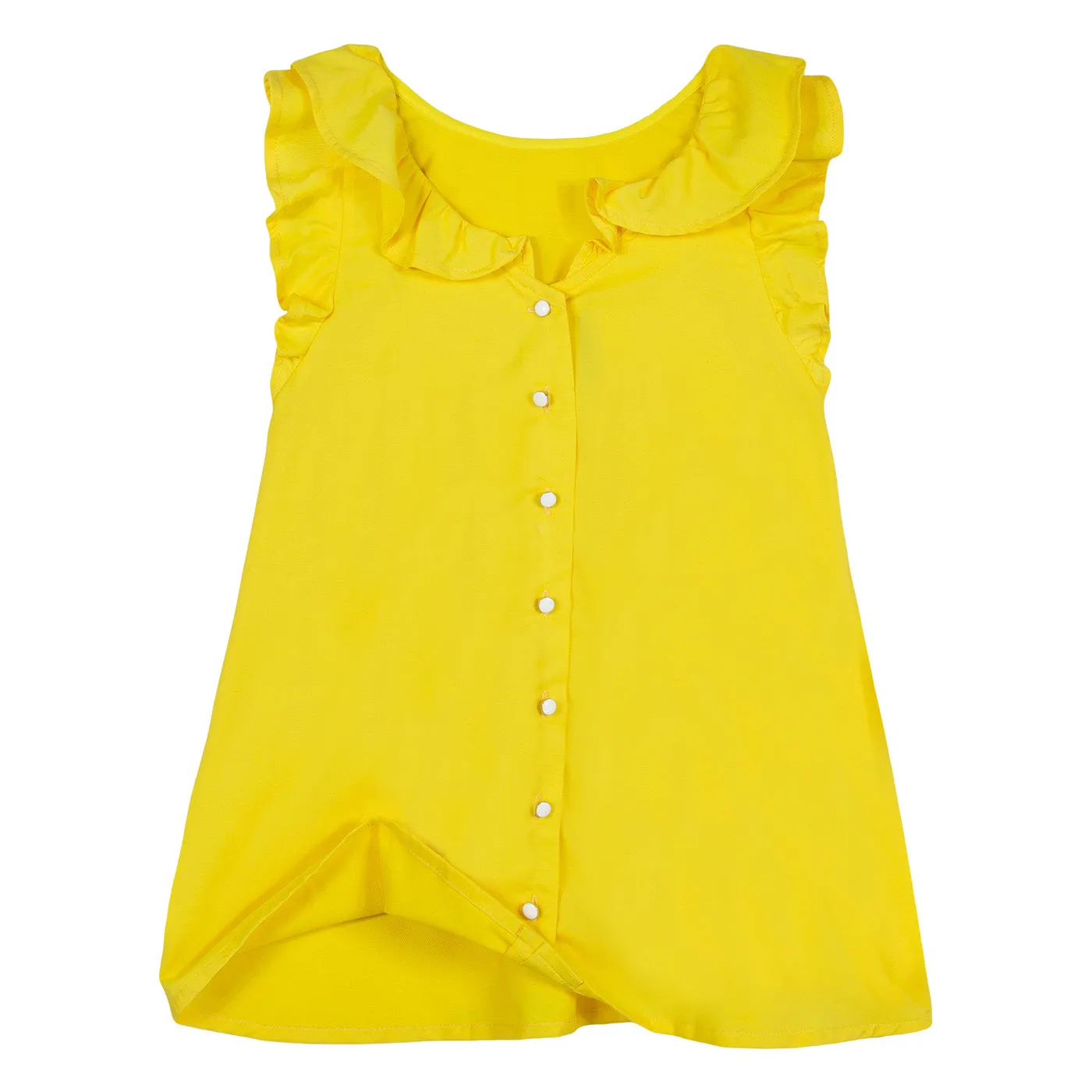 Girls Yellow Summer Dress