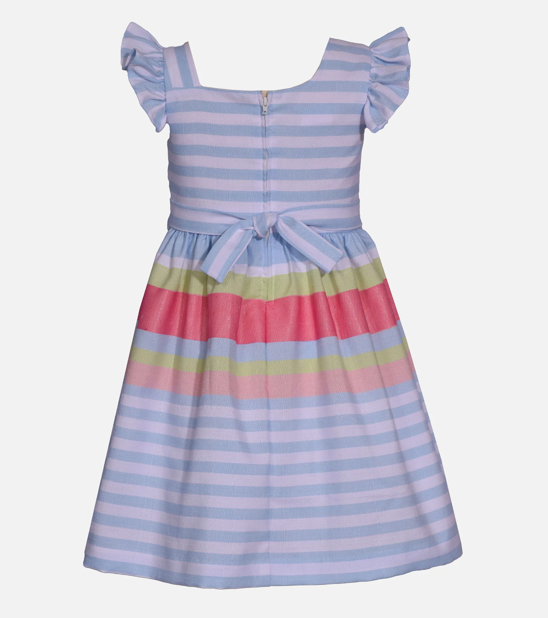 Hannah Linen Stripe Dress