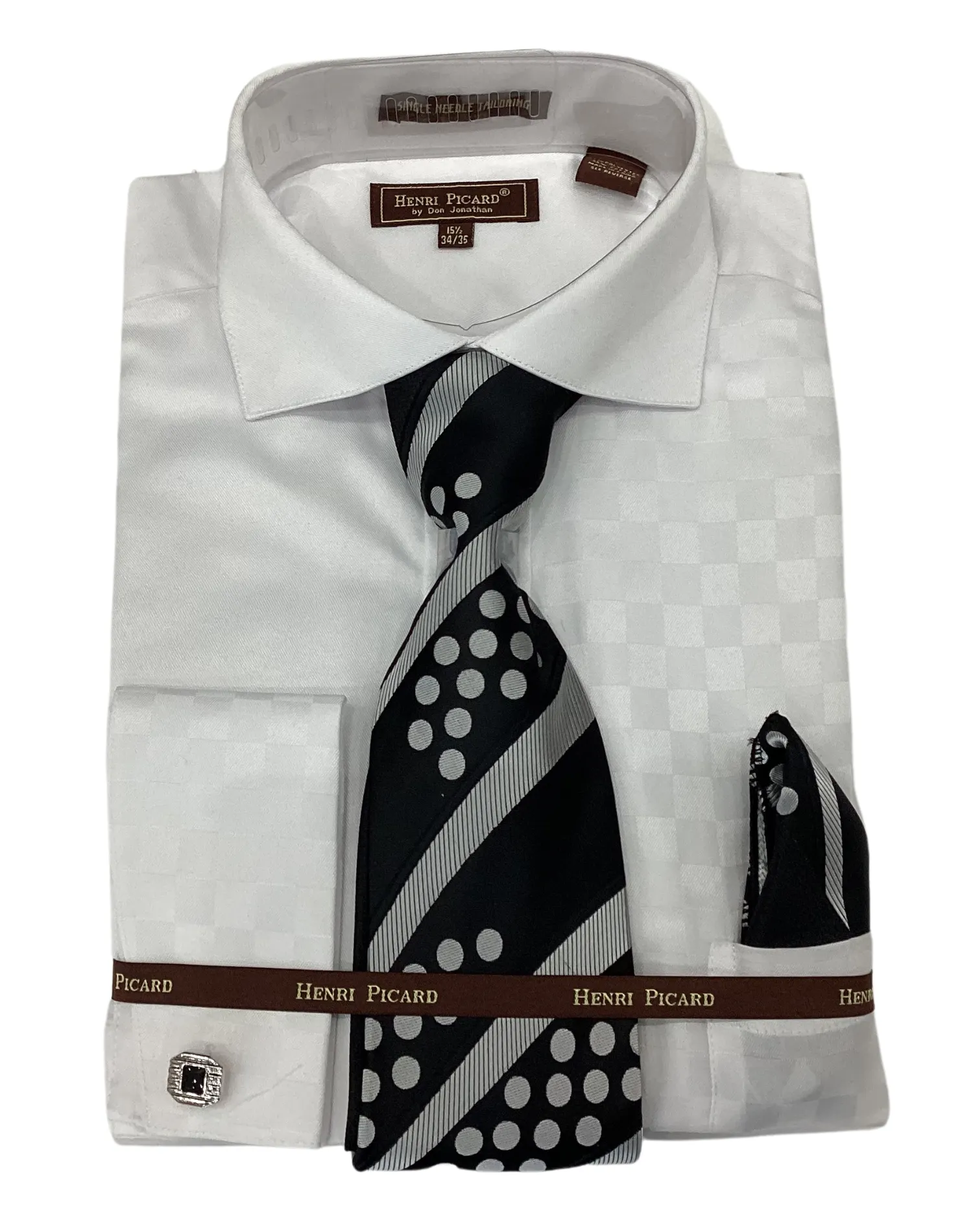Henri Picard Regular Fit Dress Shirt Combo - White
