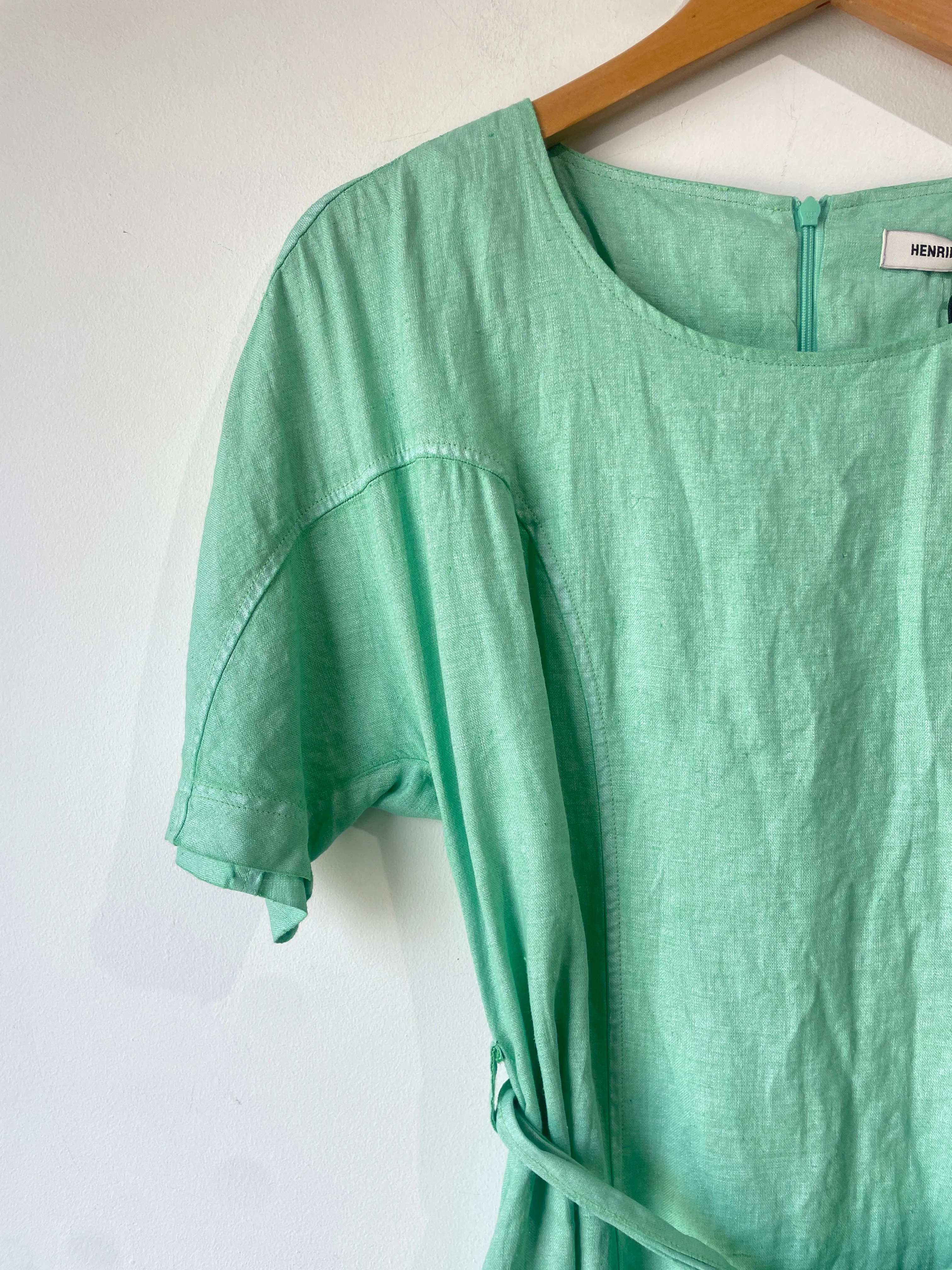 Henrik Vibskov Teal Linen Dress