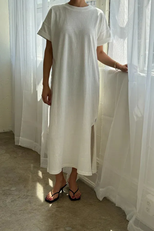 Her Dress in White Cotton