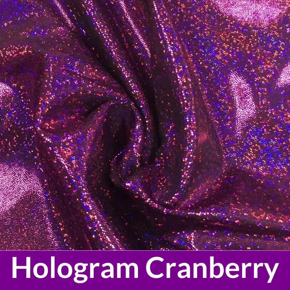 Hologram Cranberry Fit Model Competition Suit