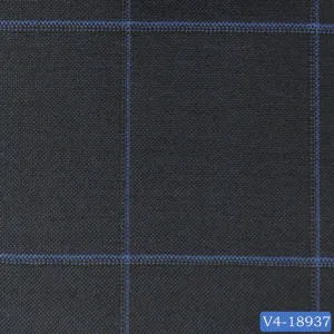 Iron Grey with Blue Windowpane Suit