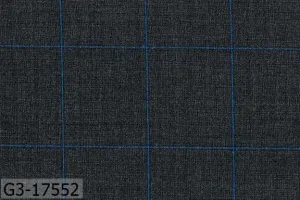Iron Grey With Blue Windowpane Suit