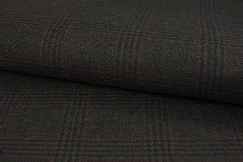 Iron Grey with Dark Prince of Wales Check Suit