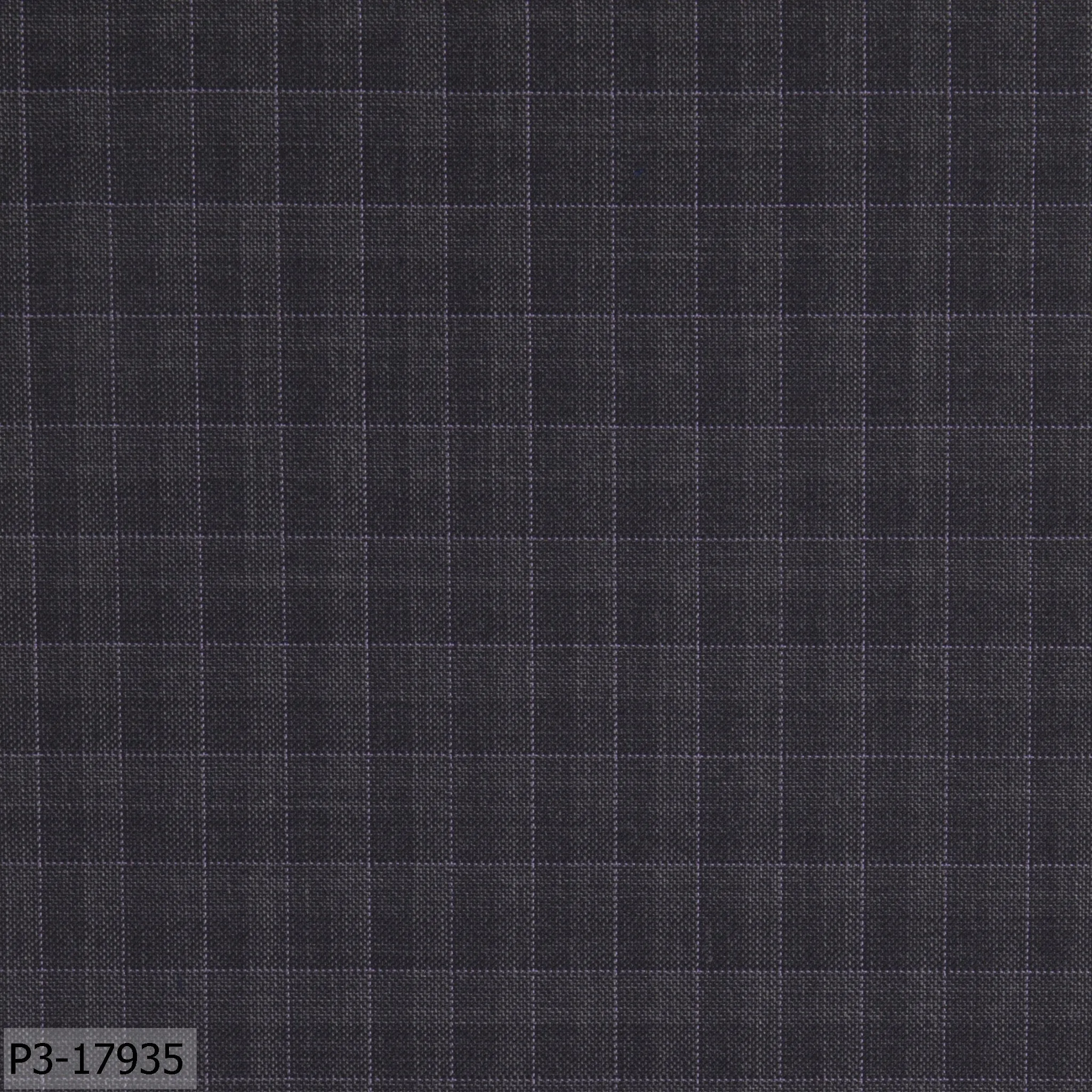 Iron Grey With Light Dotted Check Suit