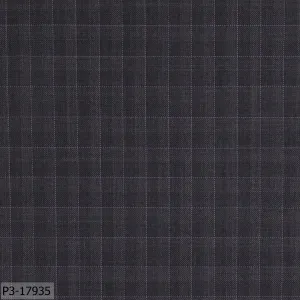 Iron Grey With Light Dotted Check Suit
