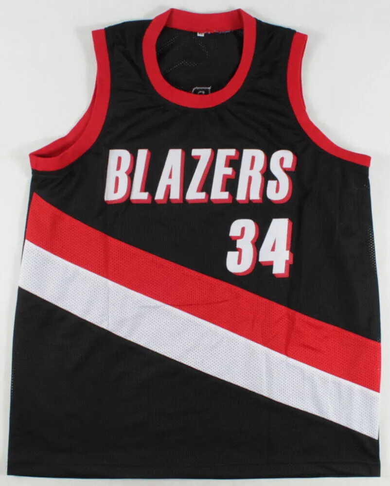 Isaiah Rider Signed Portland Trail Blazers Jersey (PSA COA) 5th Overall Pck 1999