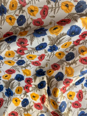 Italian Cotton Lawn - Liberty Poppy