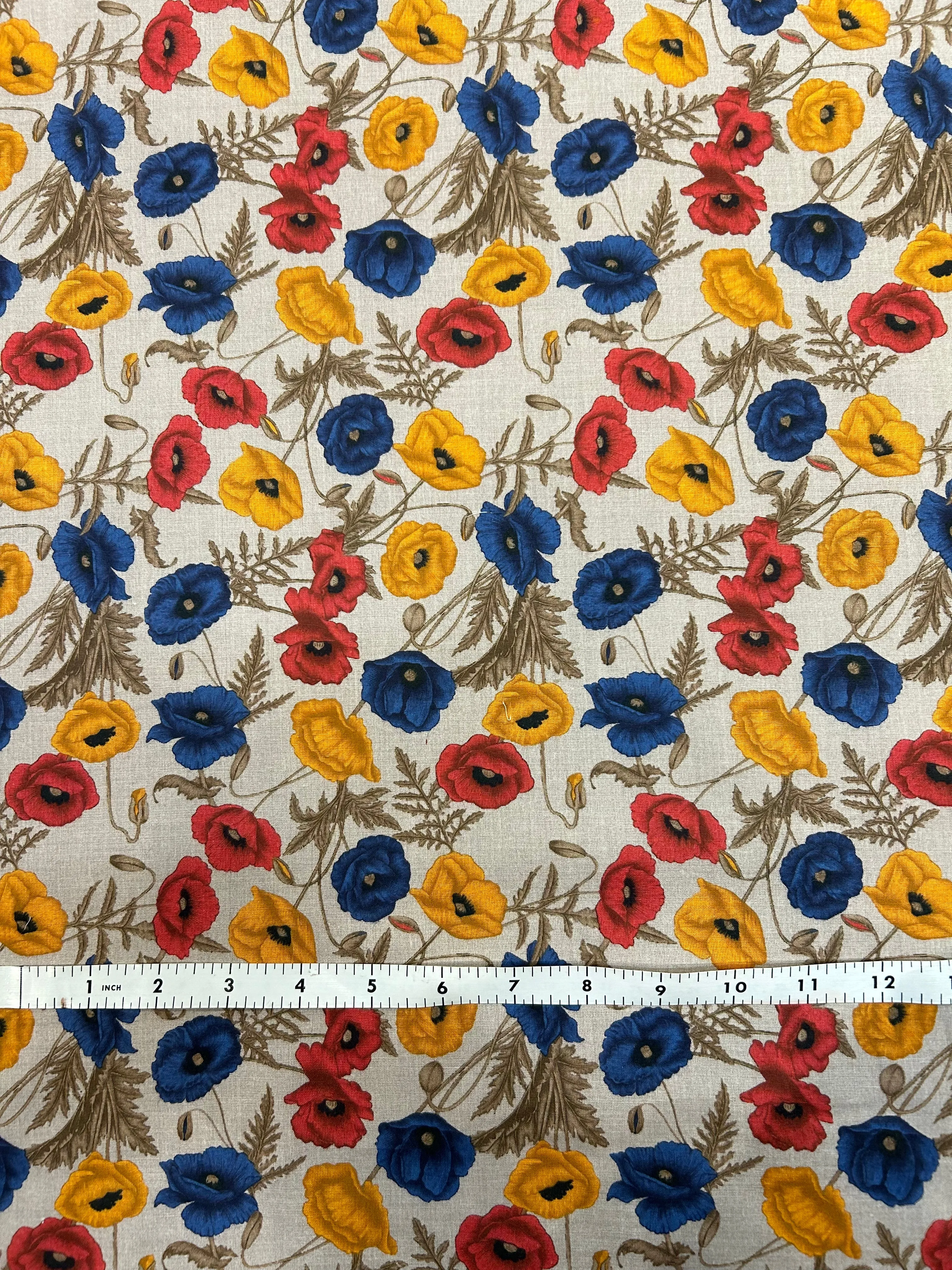 Italian Cotton Lawn - Liberty Poppy