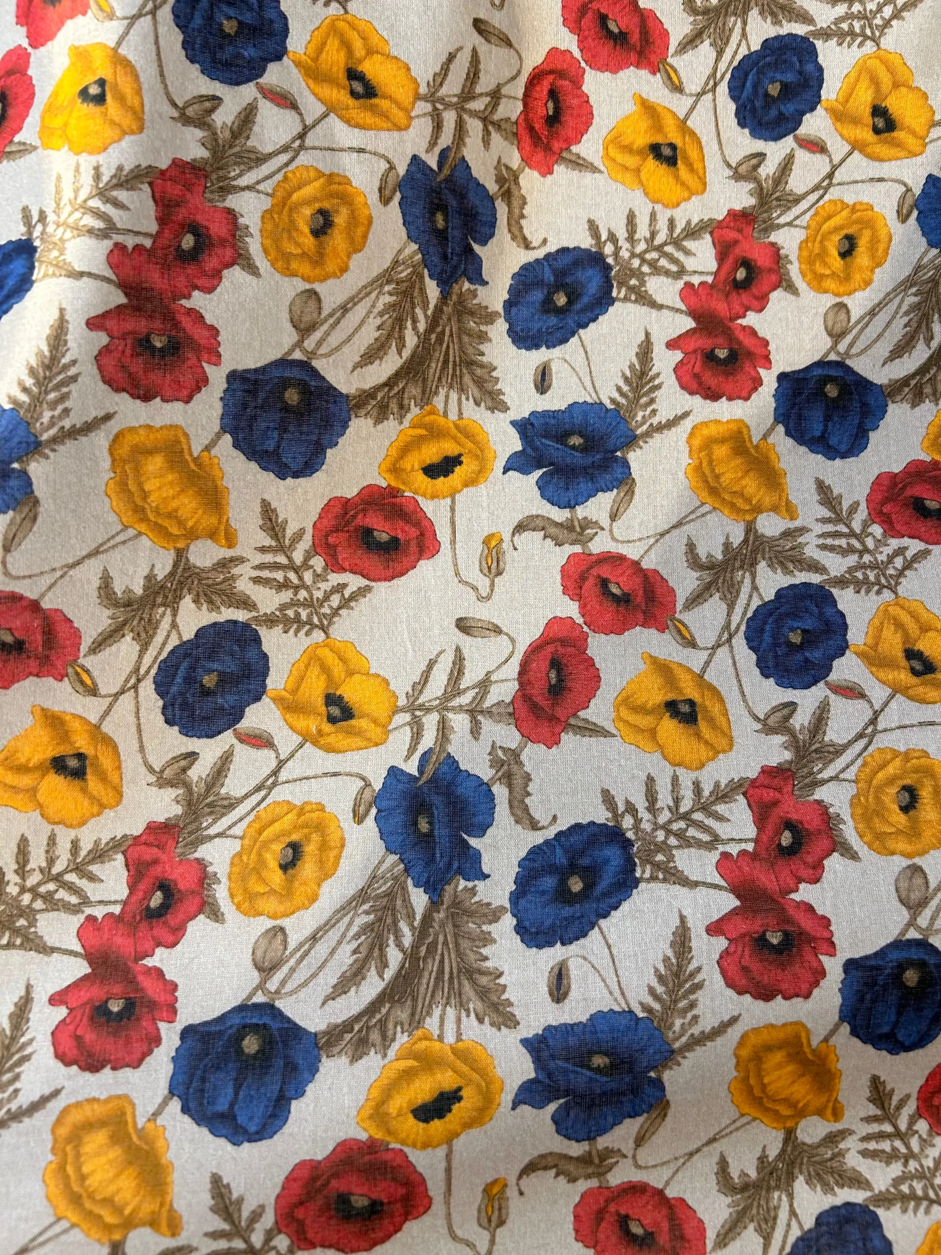 Italian Cotton Lawn - Liberty Poppy