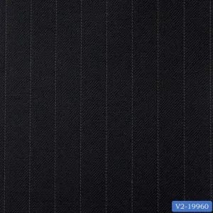 Jet Black with Dotted Stripe Suit