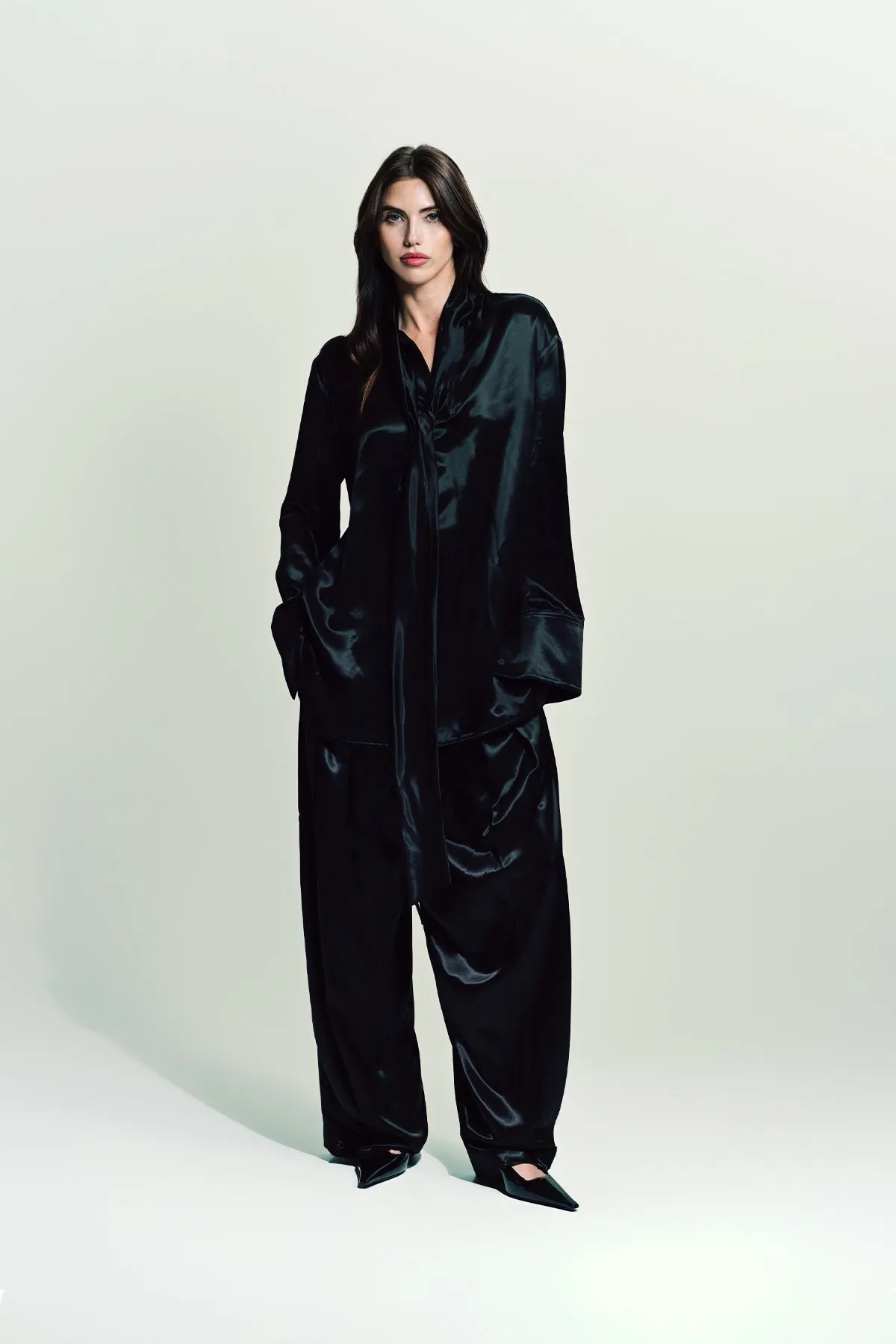 JIL SANDER | PLEATED PANTS