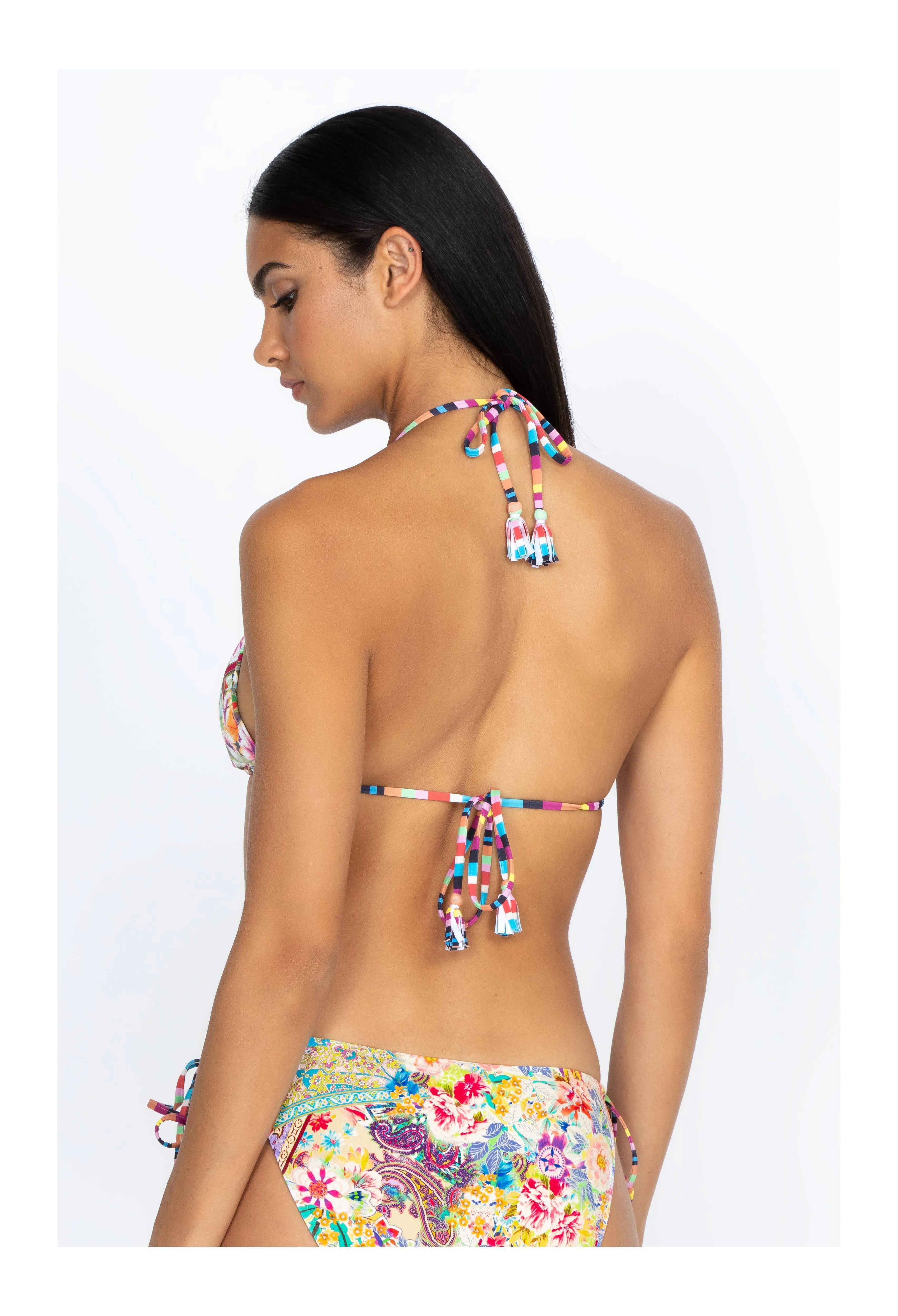 Johnny Was Locita String Bikini Top CSW5322-N