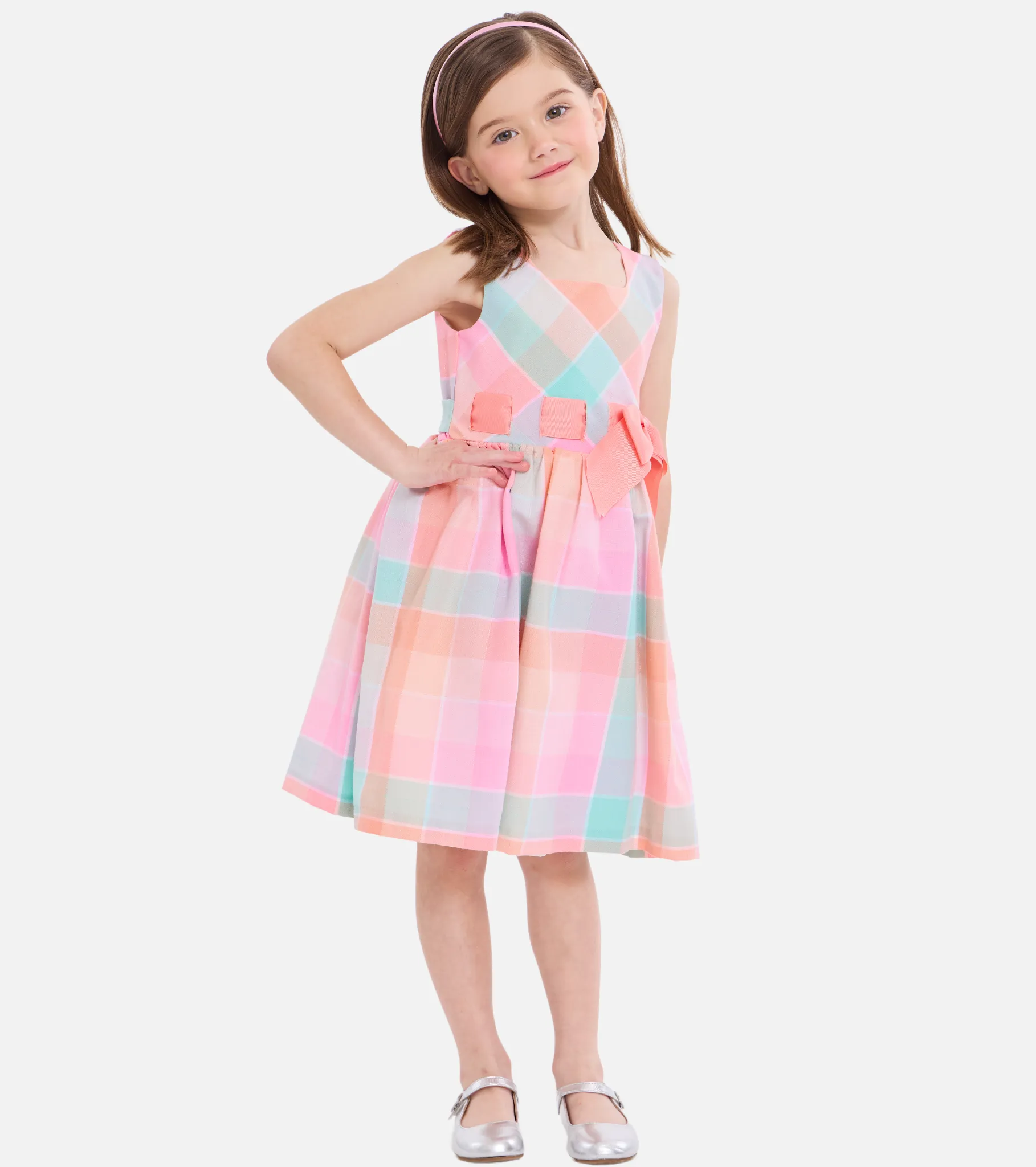 Kaia Pull Through Linen Dress