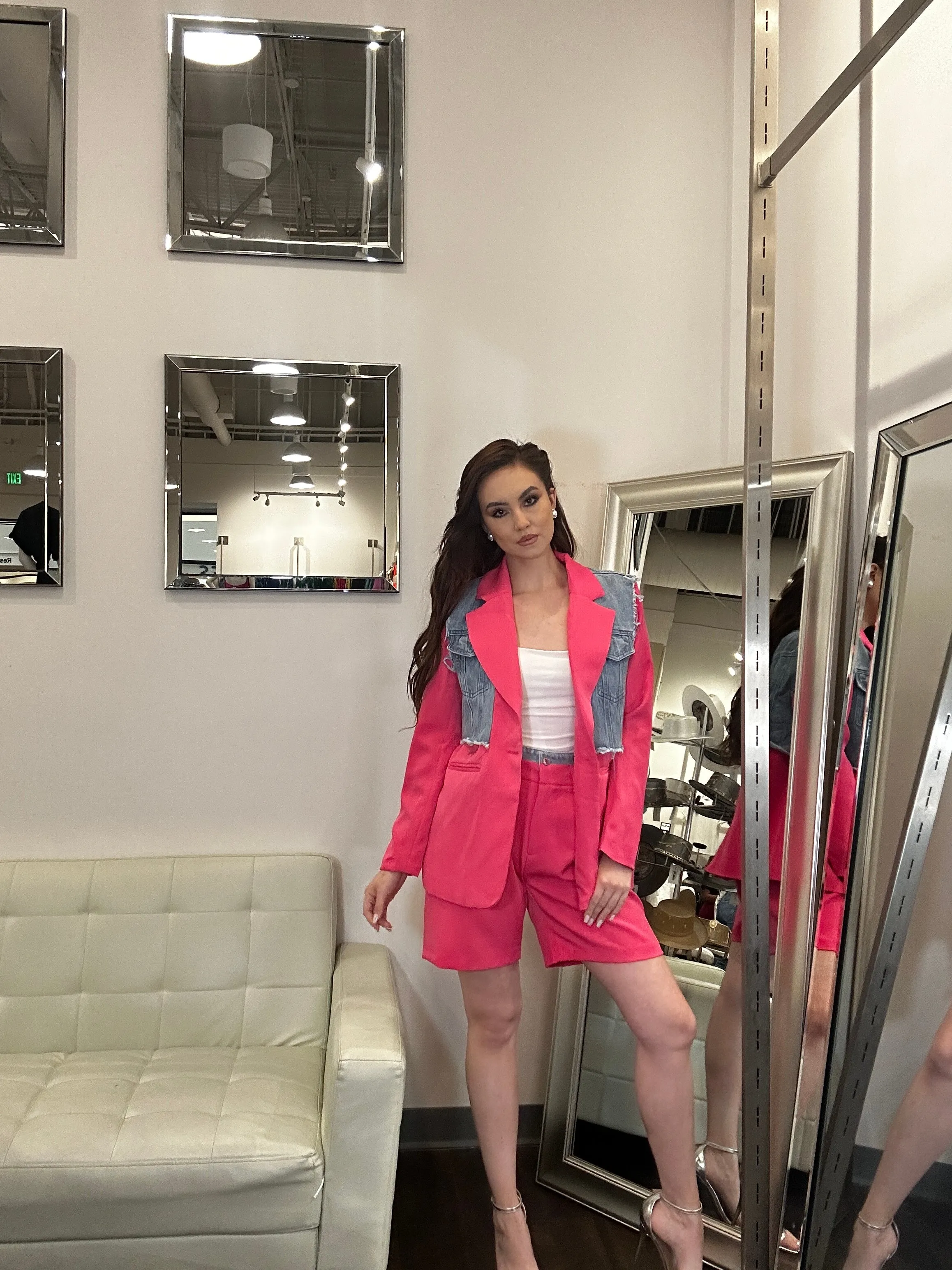 Karen Denim Blazer - Fuisha