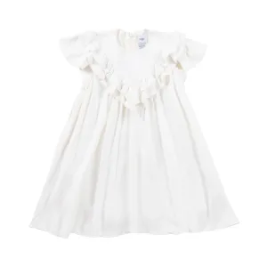 Kipp Linen Ruffle Dress