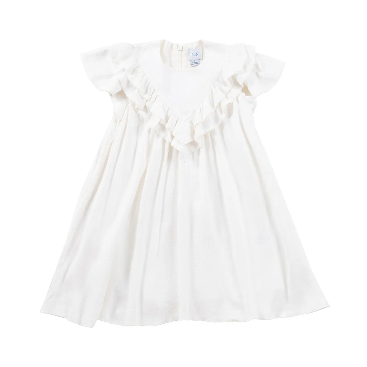 Kipp Linen Ruffle Dress