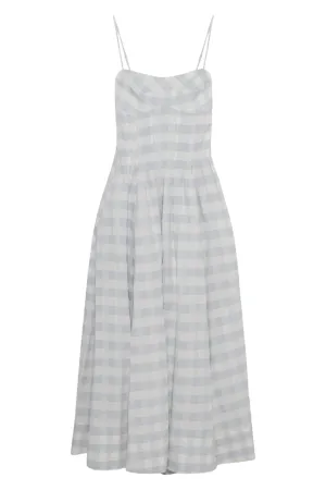Kittiya Sleeveless Midi Dress | Periwinkle Sky Multi