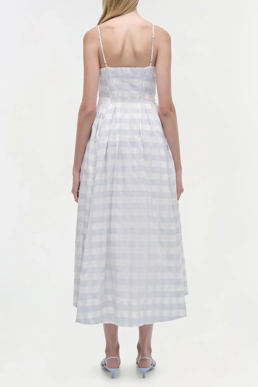 Kittiya Sleeveless Midi Dress | Periwinkle Sky Multi