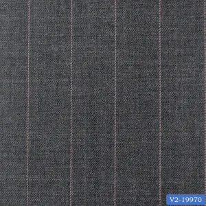 Lava Grey Wide Stripe Suit