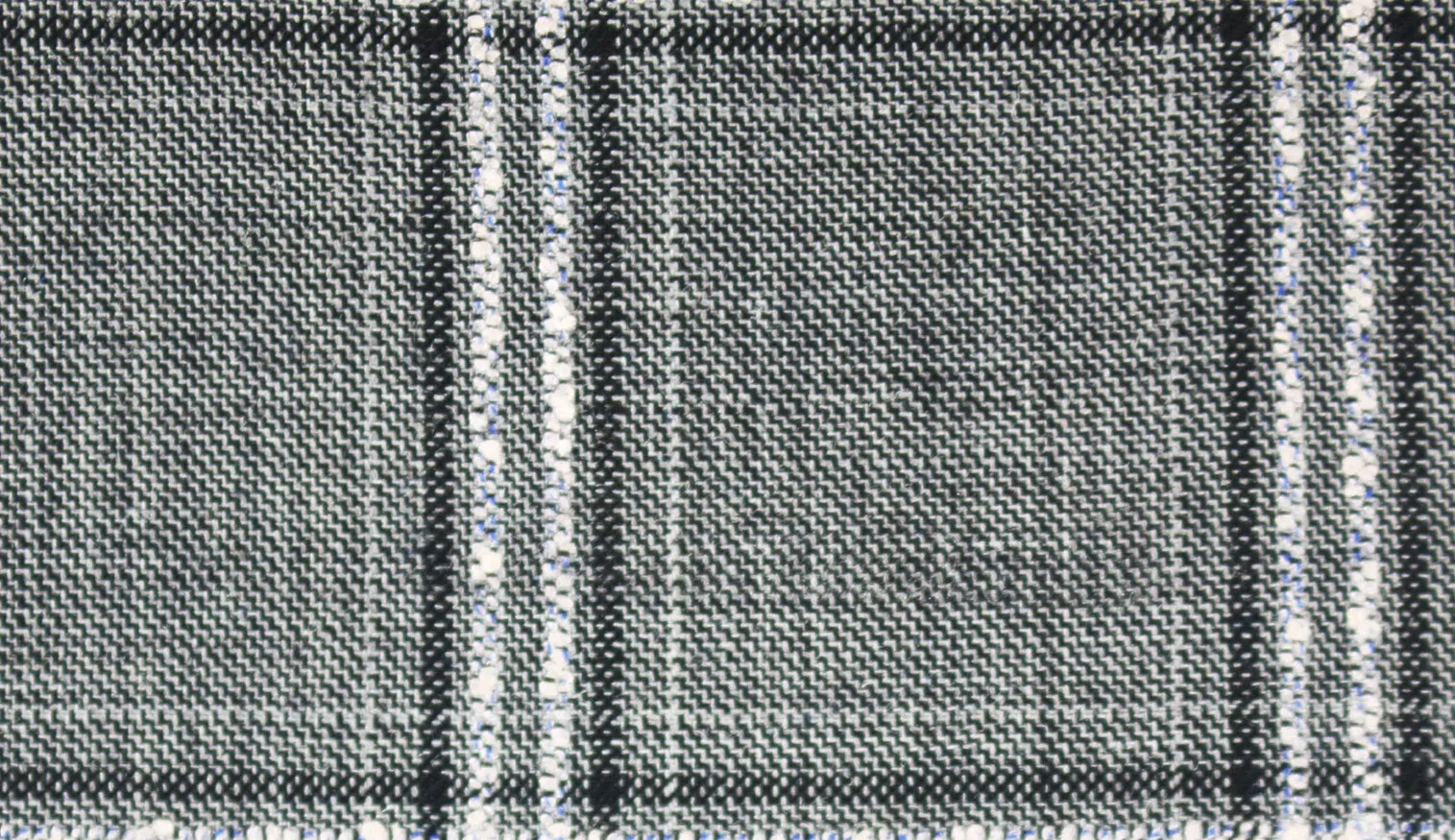 Light Grey with Black and White Slub Check Suit