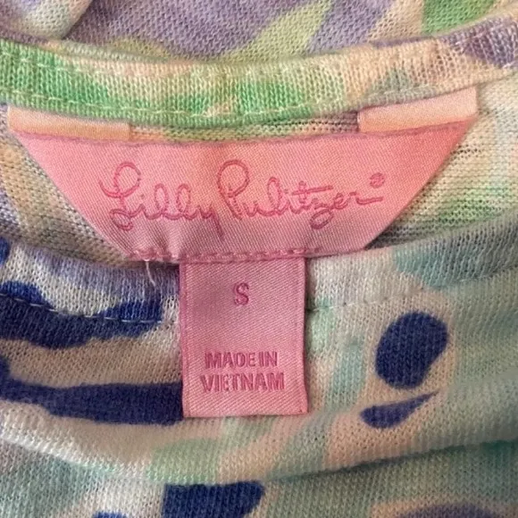 Lilly Pulitzer Women's 100% Linen Beachcomber Dress Size Small