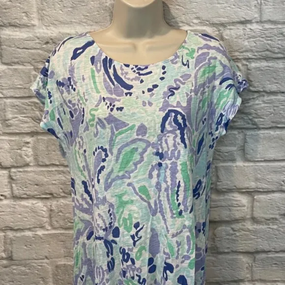 Lilly Pulitzer Women's 100% Linen Beachcomber Dress Size Small