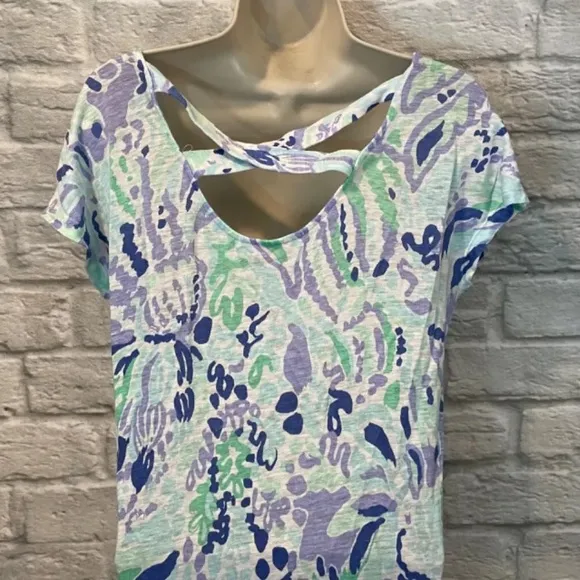 Lilly Pulitzer Women's 100% Linen Beachcomber Dress Size Small