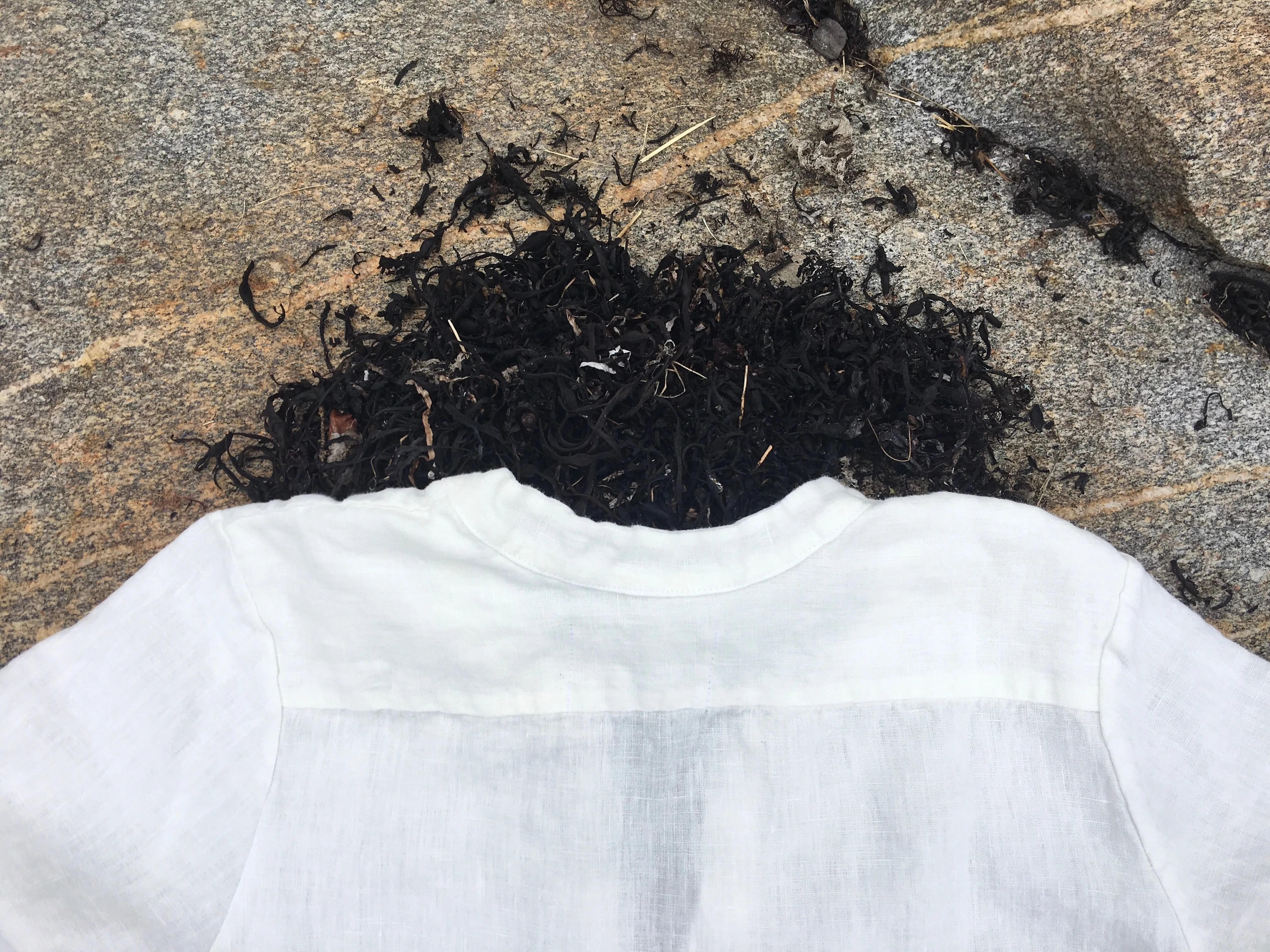 linen market dress in salt