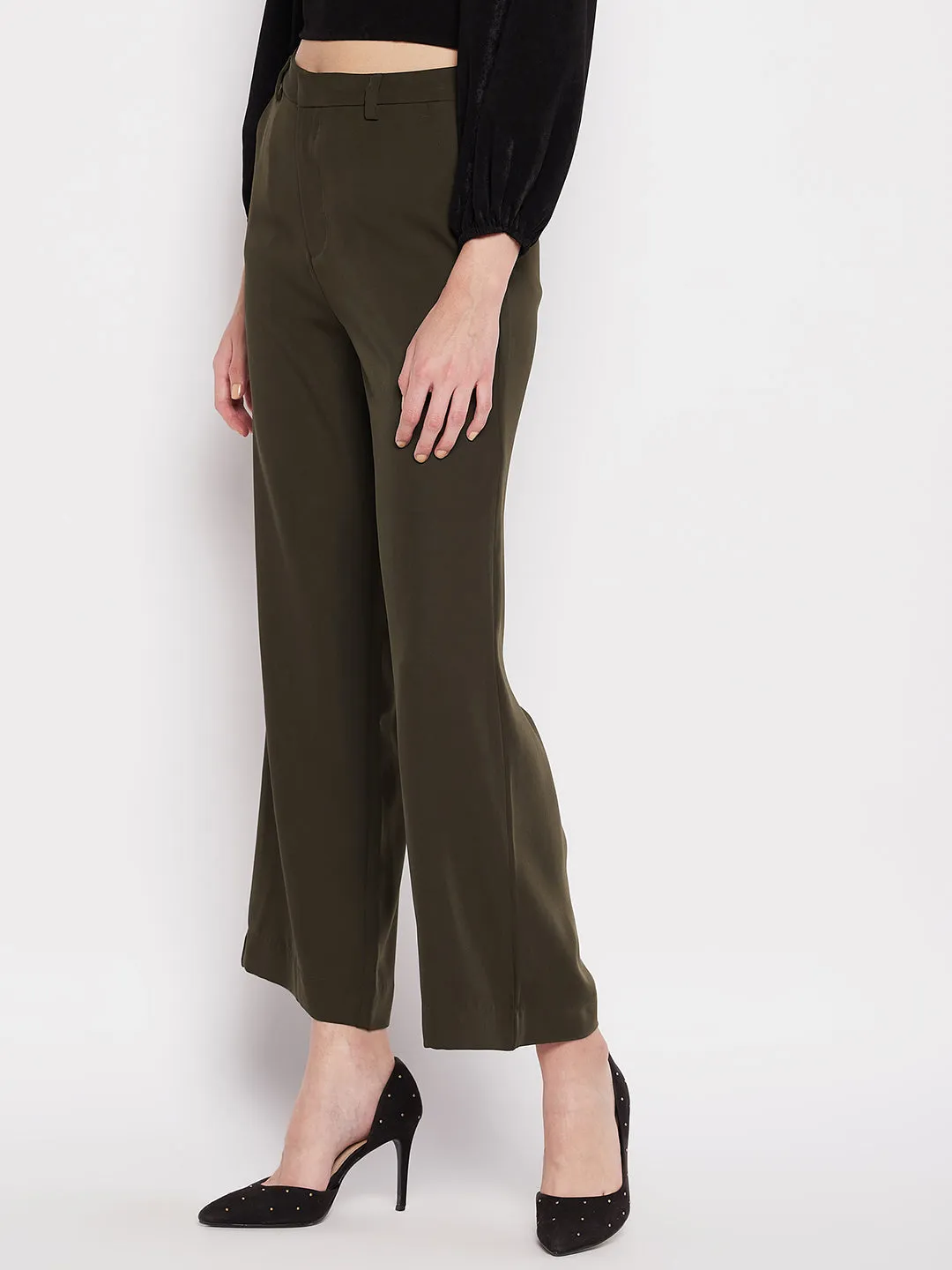 Madame Straight Fit Formal Trousers