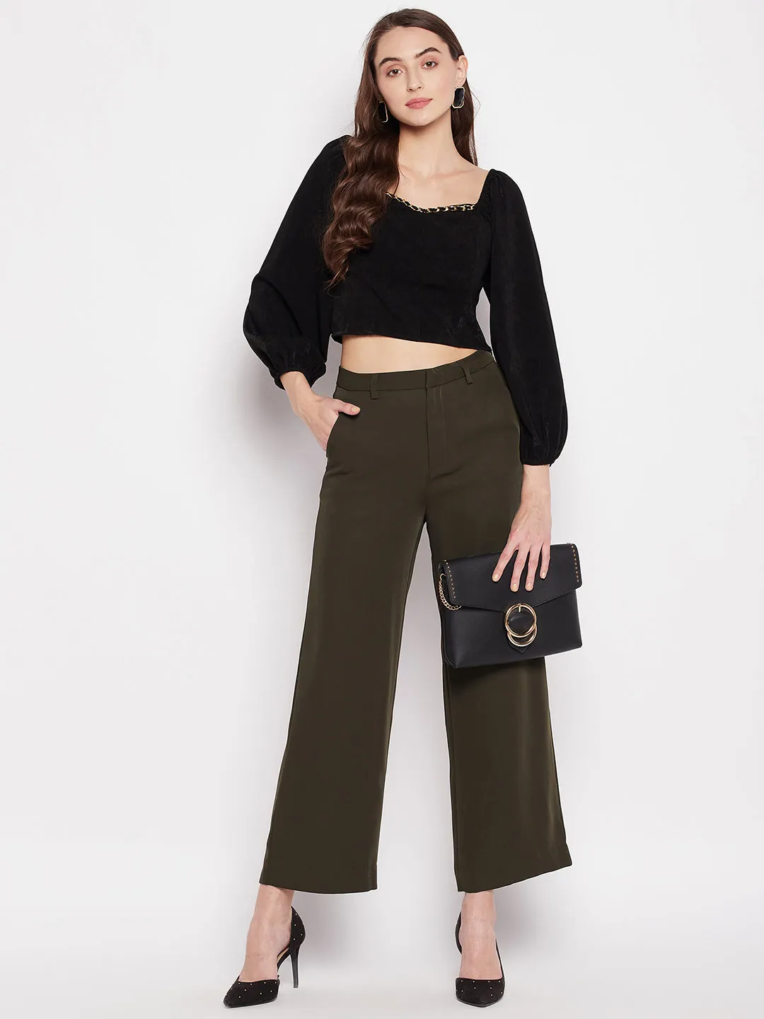 Madame Straight Fit Formal Trousers