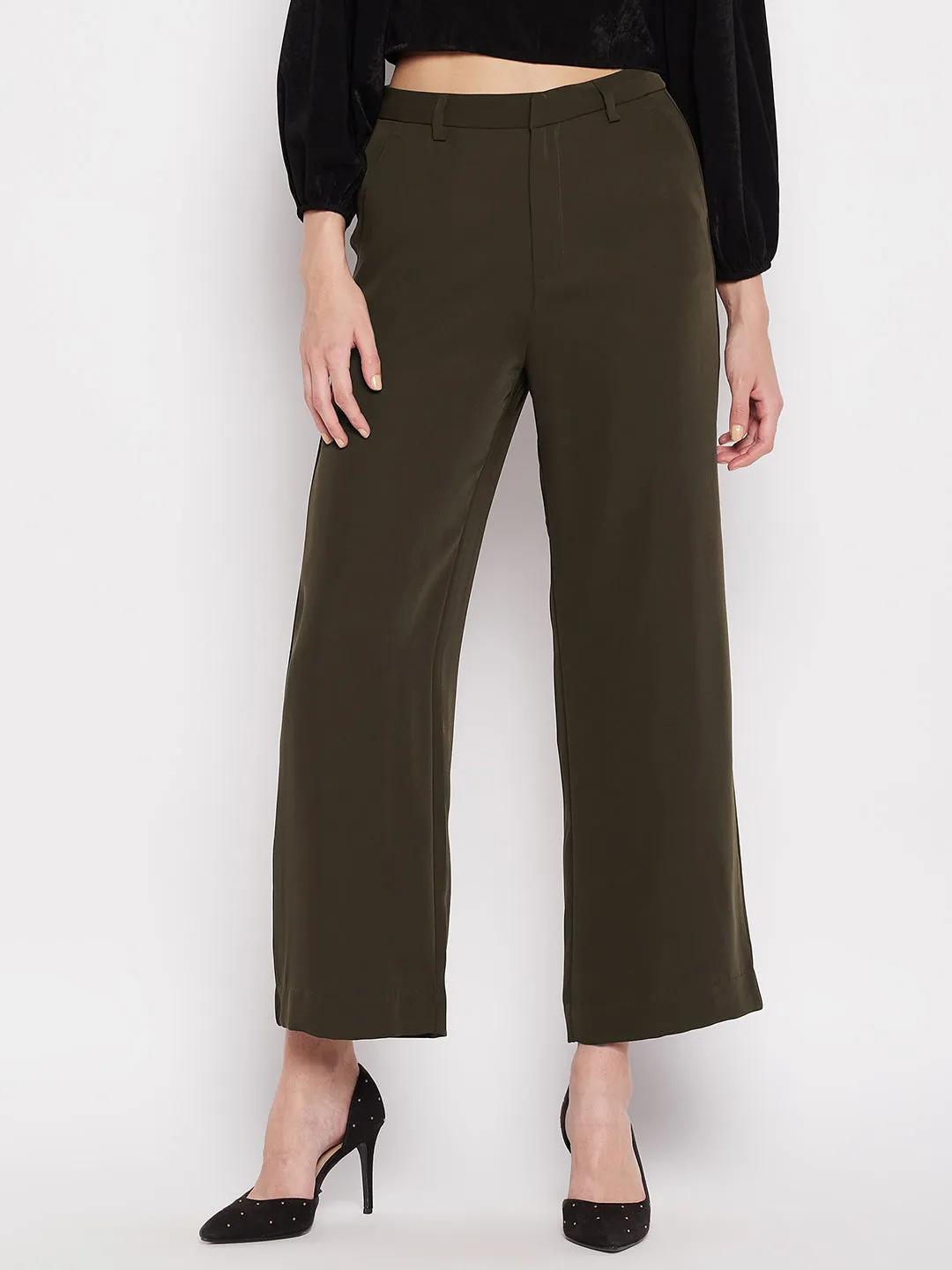 Madame Straight Fit Formal Trousers