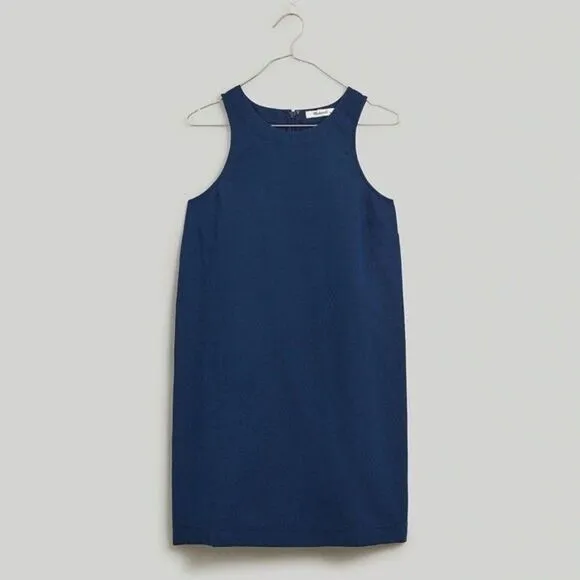 Madewell NWT Cutaway Tank Mini Dress Size Small in Classic Indigo