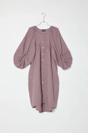 Maeve dress  in plum truffle