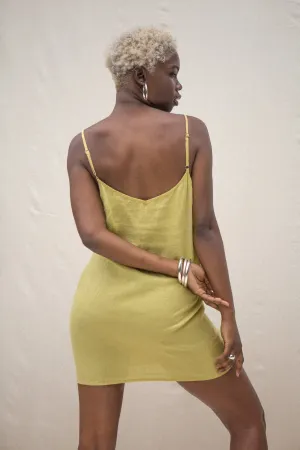 MARIA MINI DRESS - LIMON