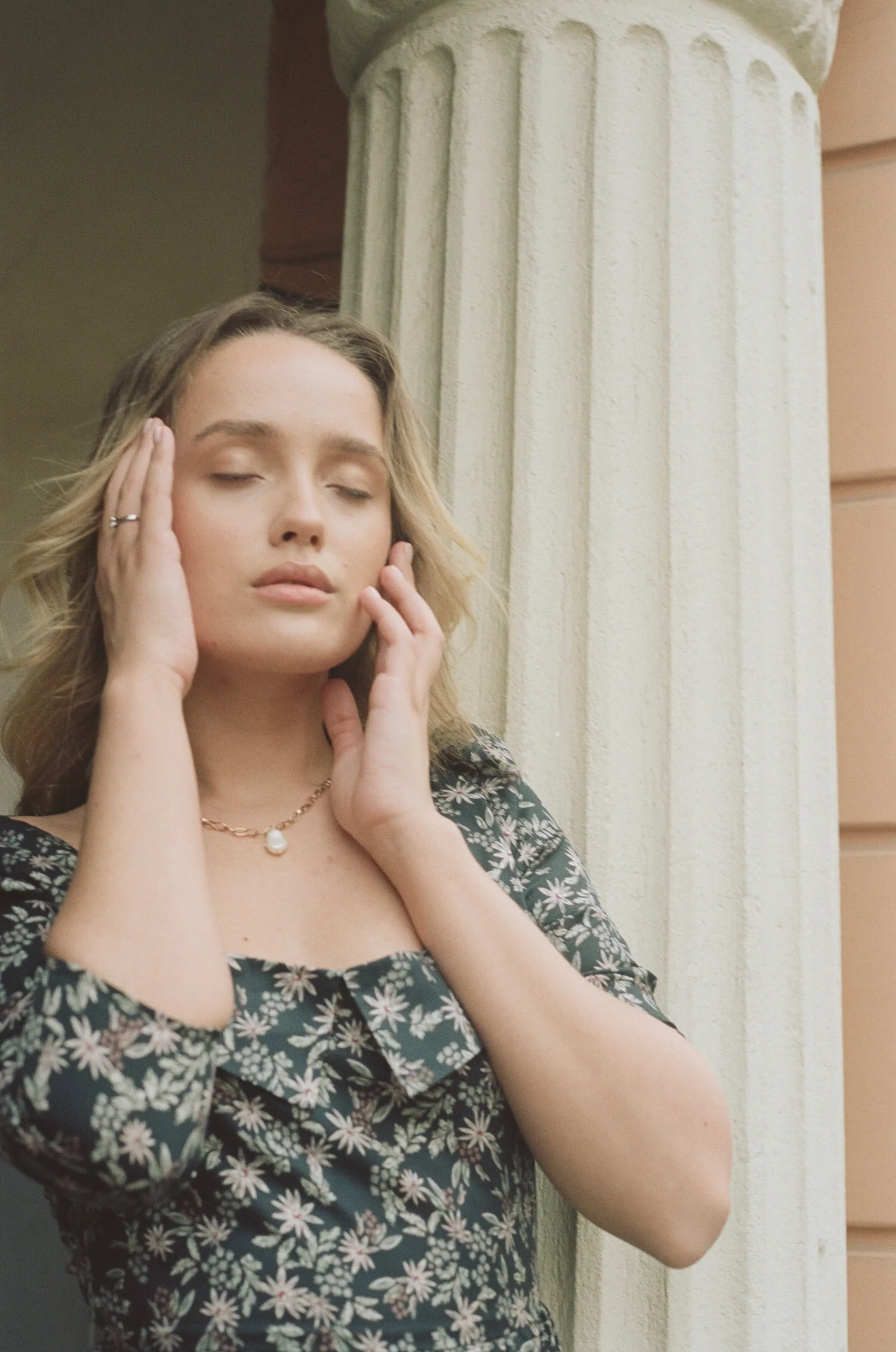 Marisol Dress / Black Floral Cotton