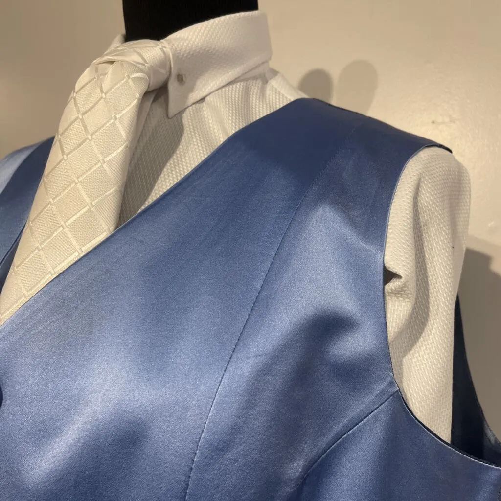 Marsha de Arriaga, Ladies Periwinkle Silk Vest
