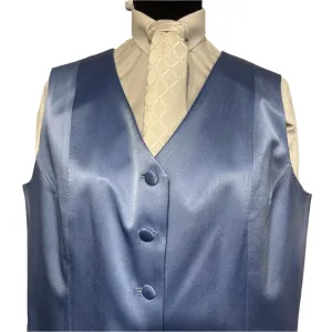 Marsha de Arriaga, Ladies Periwinkle Silk Vest