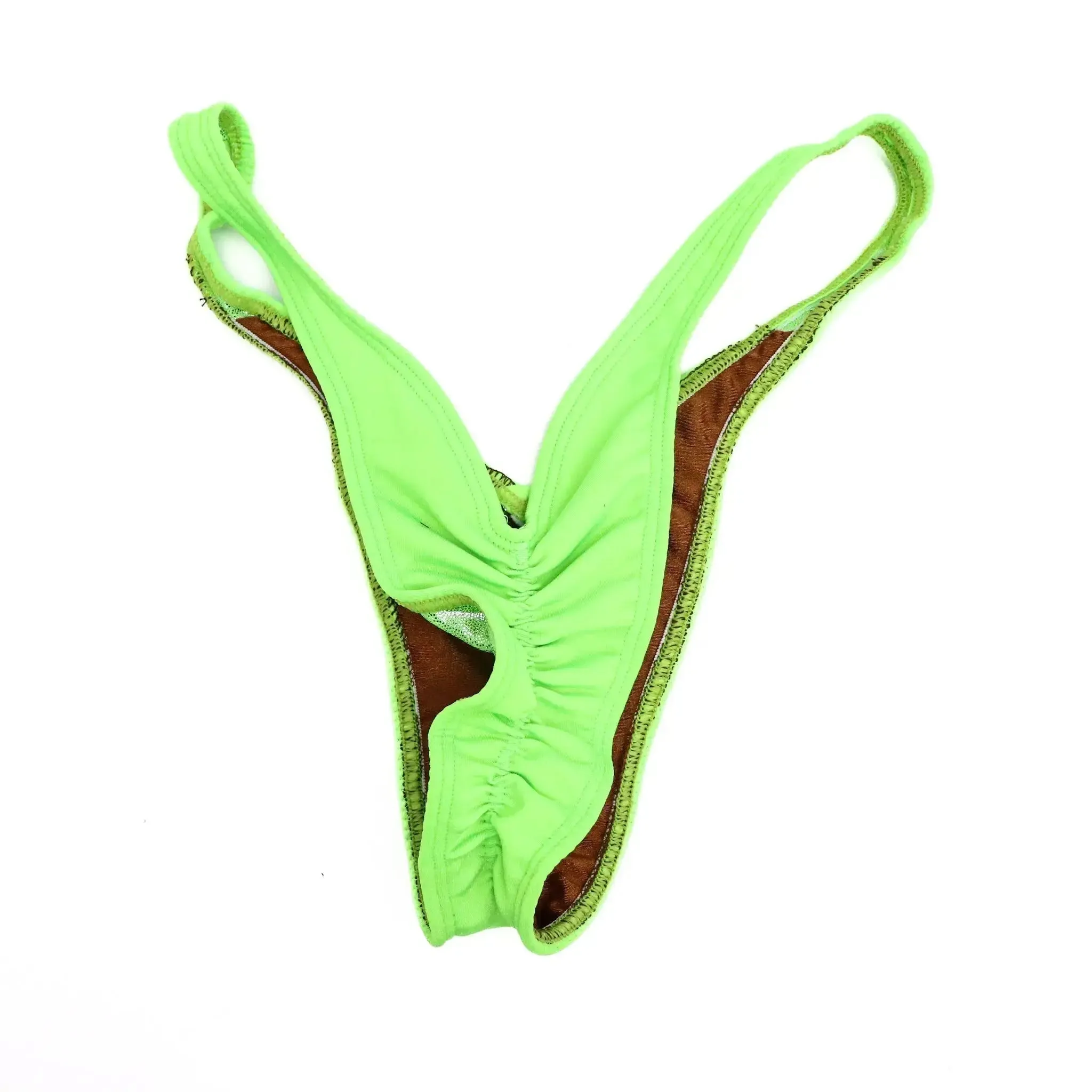Matte Lime Fit Model Competition Suit