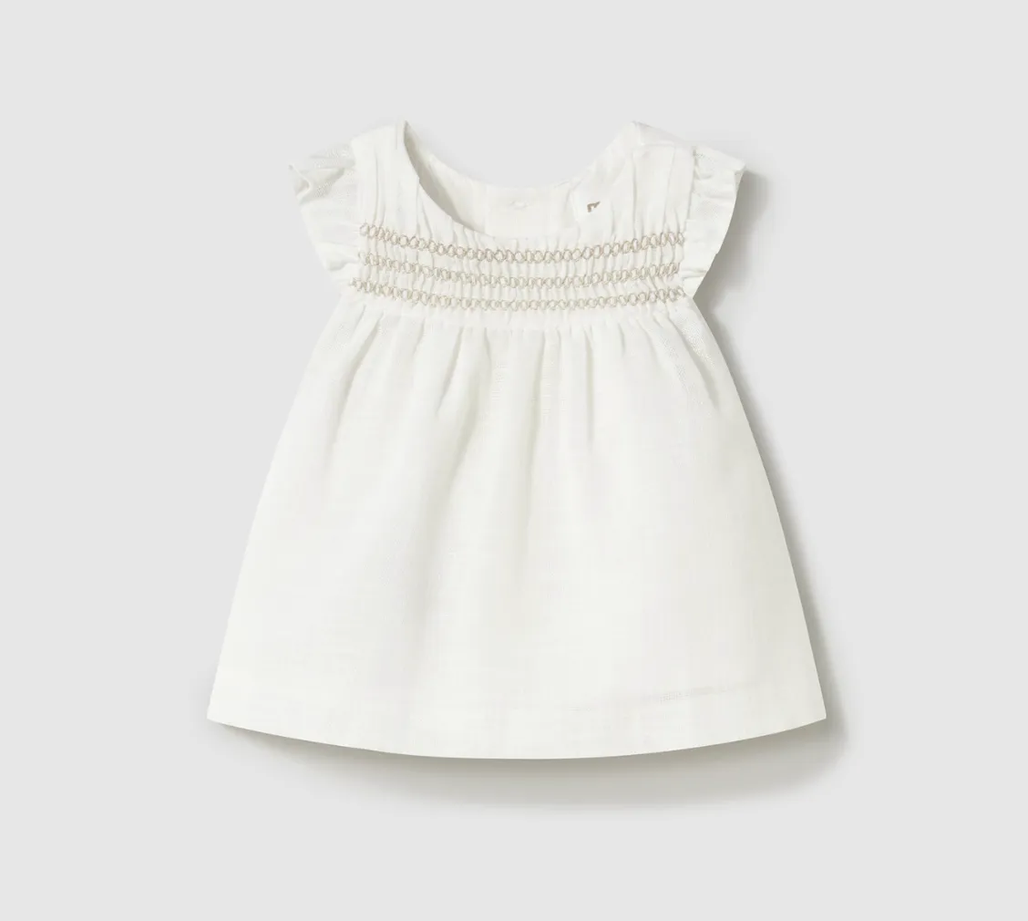 Mayoral Baby Girl Natalie Linen Dress