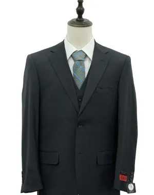 Mazari Vested Slim Fit Suit - Paris Charcoal 1525