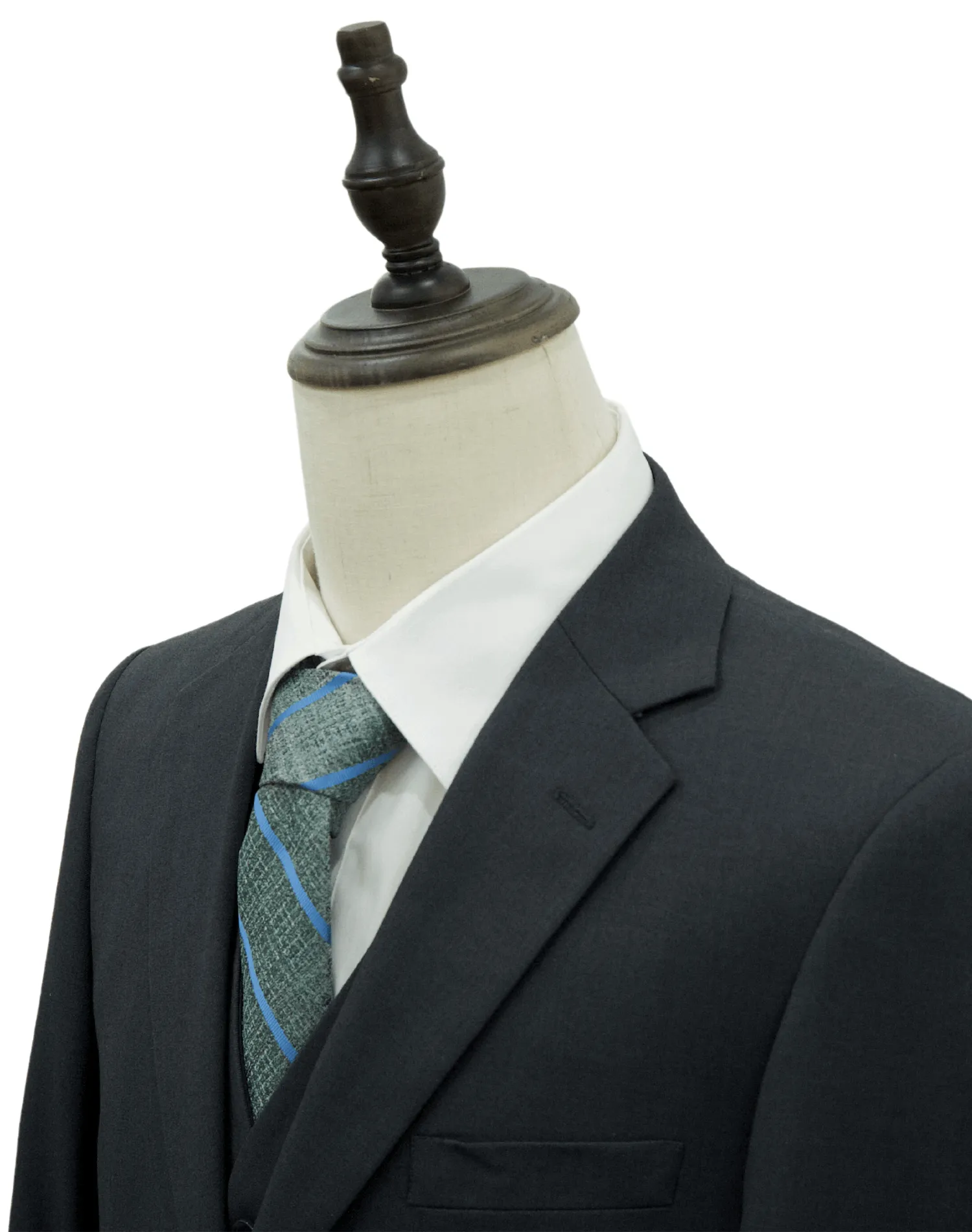 Mazari Vested Slim Fit Suit - Paris Charcoal 1525