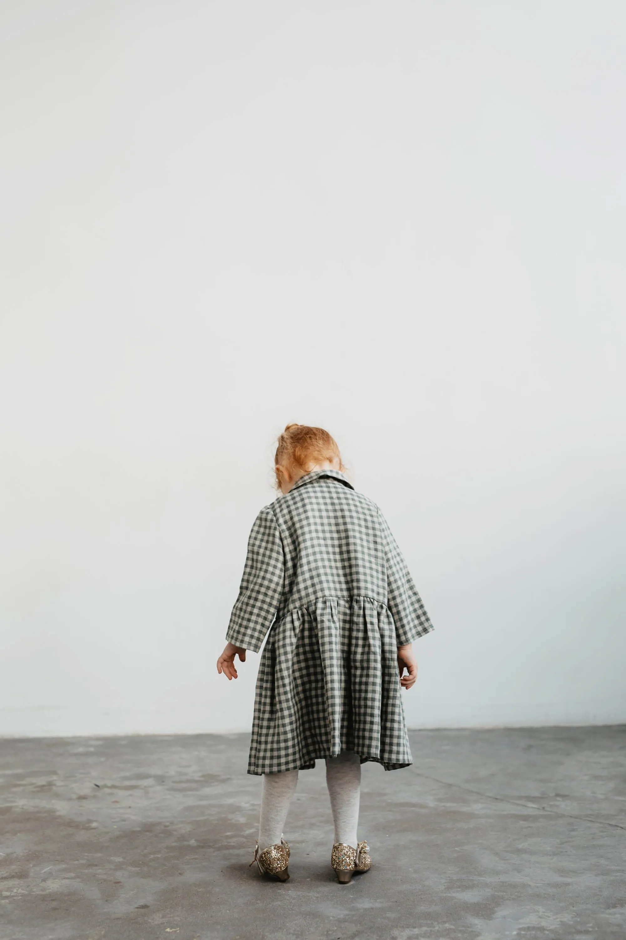 Medeina Girls Linen Dress | Multiple Colours