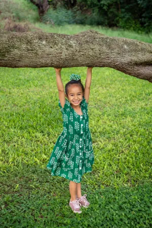Mini Arya Dress in Emerald