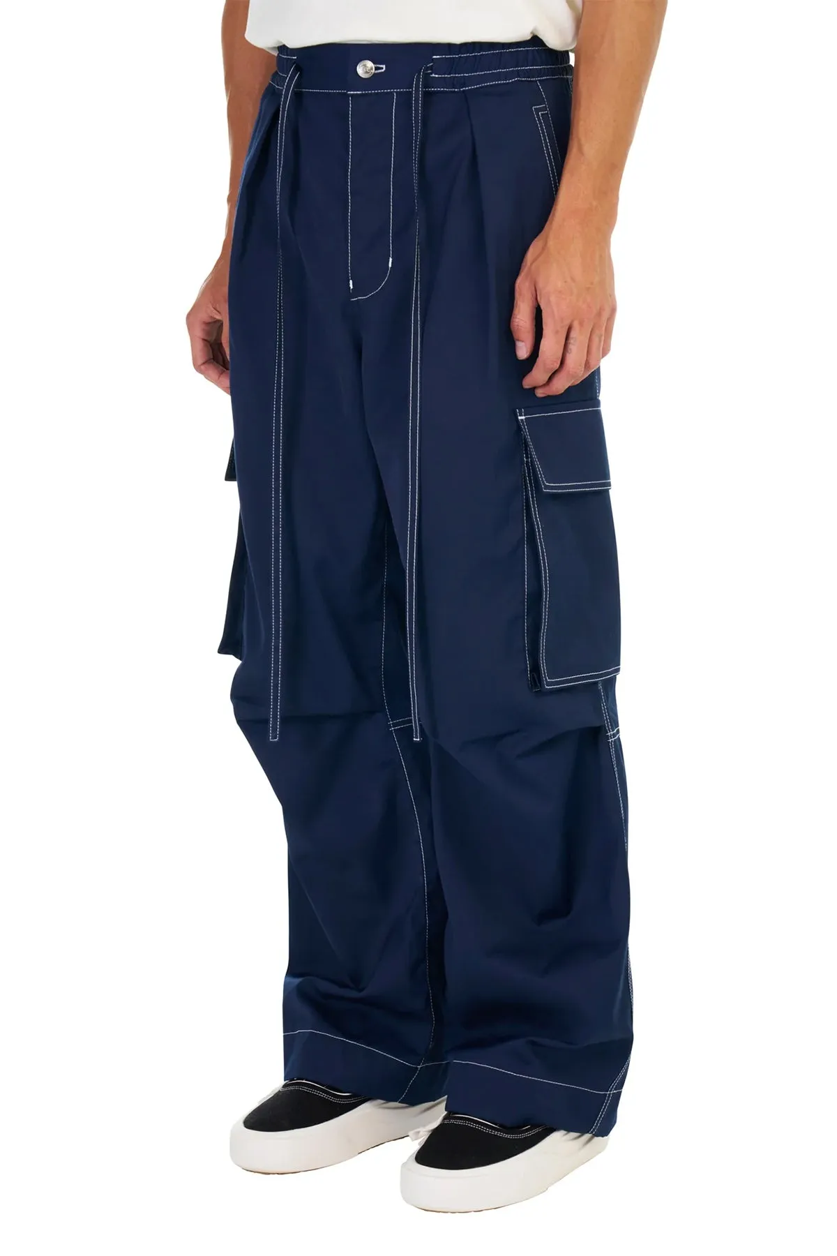 NAHMIAS | TECH TWILL PLEATED CARGOS