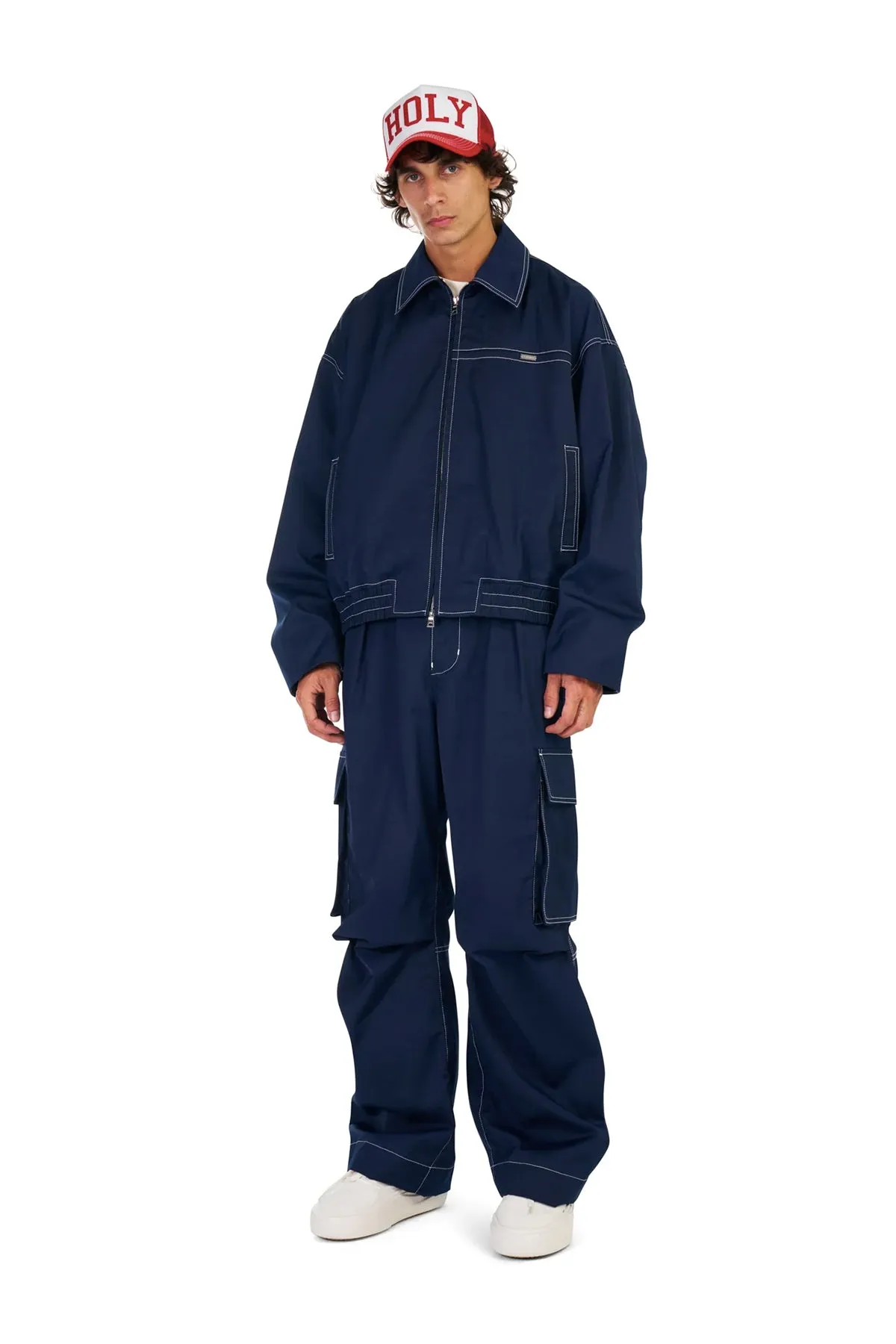 NAHMIAS | TECH TWILL PLEATED CARGOS
