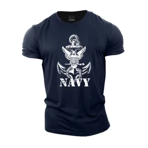 Navy Cotton T-Shirt
